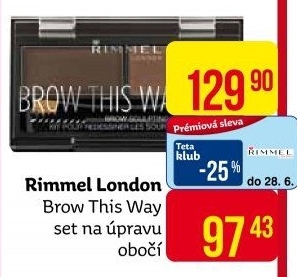 Set na obočí Brow This Way Rimmel
