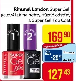 Lak na nehty SuperGel Rimmel