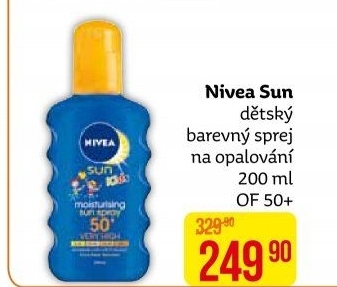 Sprej dětský na opalování OF 50+ Sun Nivea