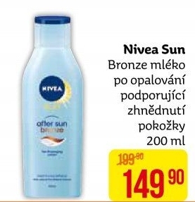Mléko po opalování Bronze Sun Nivea