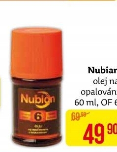 Olej na opalování OF 6 Nubian