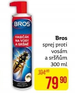 Přípravek proti vosám a sršňům sprej Bros