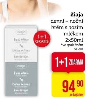 Balení krém denní a noční kozí Ziaja