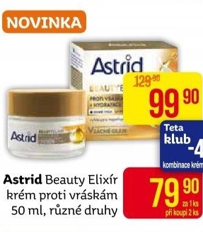 Krém pleťový hydratační proti vráskám Beauty Elixir Astrid