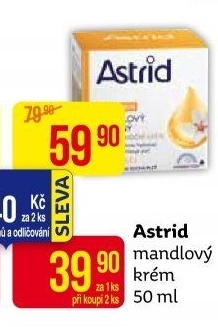 Pleťový krém výživný mandlový Nutri Skin Astrid