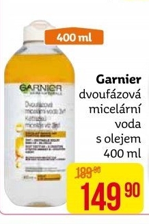 Dvoufázová micelární voda 3v1 Garnier