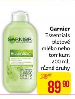 Mléko odličovací Essentials Garnier