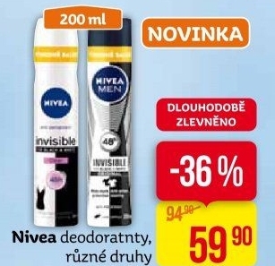 Deodoranty Nivea