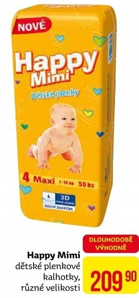 Pleny dětské Happy Mimi