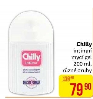 Intimní gel Intima Chilly