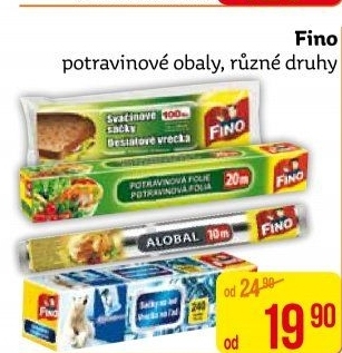 Potravinové obaly Fino