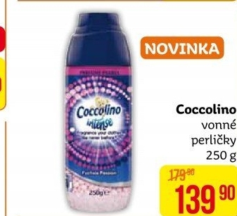 Vonné perličky do pračky Coccolino