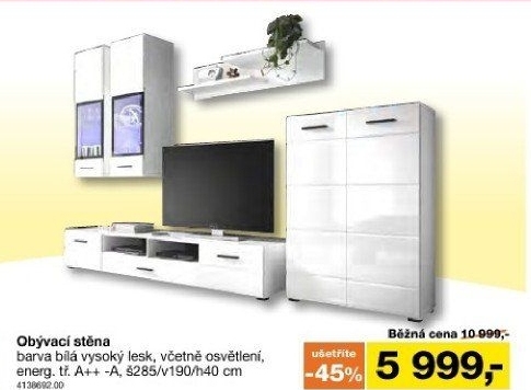 Obývací stěna Alaska