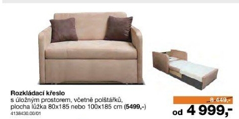 Rozkládací křeslo Goya