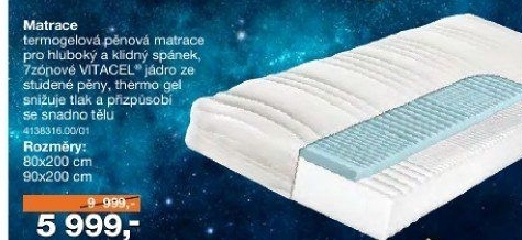 Matrace Thermogel Med