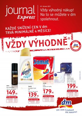 akční leták dm drogerie 7.6.2017-12.6.2017