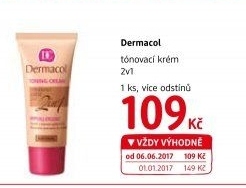 Krém tónovací 2v1 Dermacol