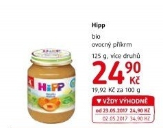 Příkrm ovocný Bio HiPP