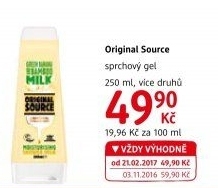 Sprchový gel Original Source