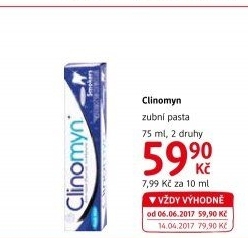 Pasta na zuby Clinomyn