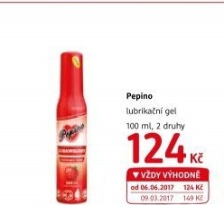 Gel lubrikační Pepino