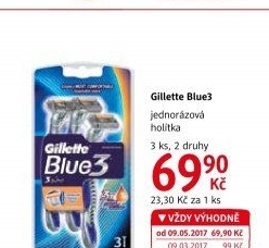 Jednorázová holítka pánská Gillette Blue 3
