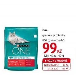 Granule pro kočky One Purina