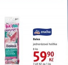 Holítka jednorázová dámská Balea