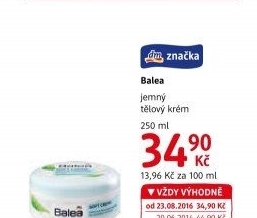 Tělový krém Balea