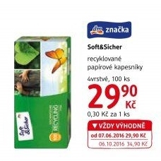 Papírové kapesníčky 4vrstvé Soft&amp
