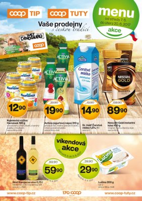 akční leták COOP 7.6.2017-20.6.2017