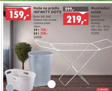Koš na prádlo Infinity Rojaplast