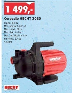 Zahradní elektrické čerpadlo HECHT 3080