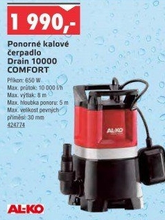 Čerpadlo ponorné kalové Al-Ko Drain 10000 Comfort