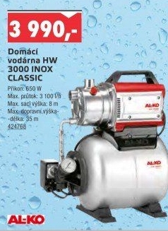 Vodárna domácí HW 3000 INOX Classic Al-ko