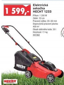 Elektrická rotační sekačka Hecht 1233