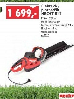 Plotostřih elektrický HECHT 611