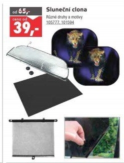 Sluneční clona do auta