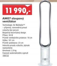 Dyson stolní ventilátor AM07