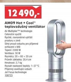 Ventilátor Dyson AM09 Hot + Coo