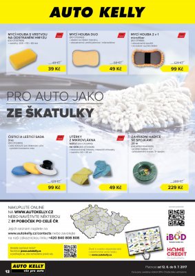 akční leták Auto Kelly 12.6.2017-9.7.2017