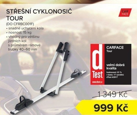 Střešní nosič kol Tour CarFace