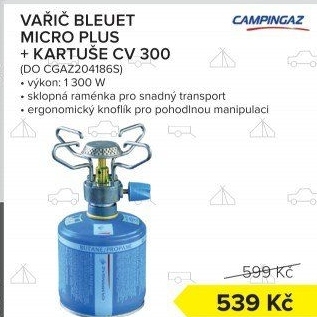 Turistický vařič Bleuet Micro Plus Campingaz