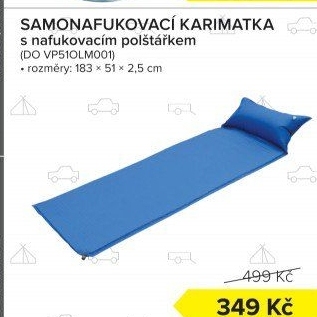 Samonafukovací karimatka