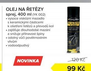 Sprej olej na řetězy EasyBike
