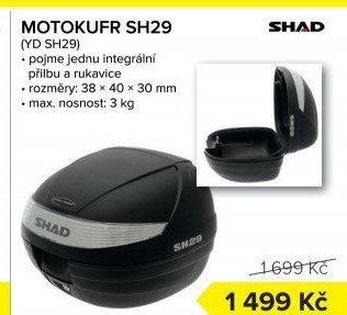 Kufr na motorku Shad