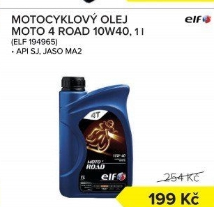 Motorový olej 4T Moto Road 10W - 40 Elf