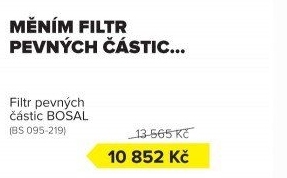 Filtr pevných částic Bosal