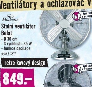 Stolní ventilátor Belat