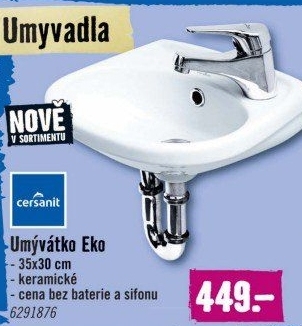 Umývátko keramické Cersanit